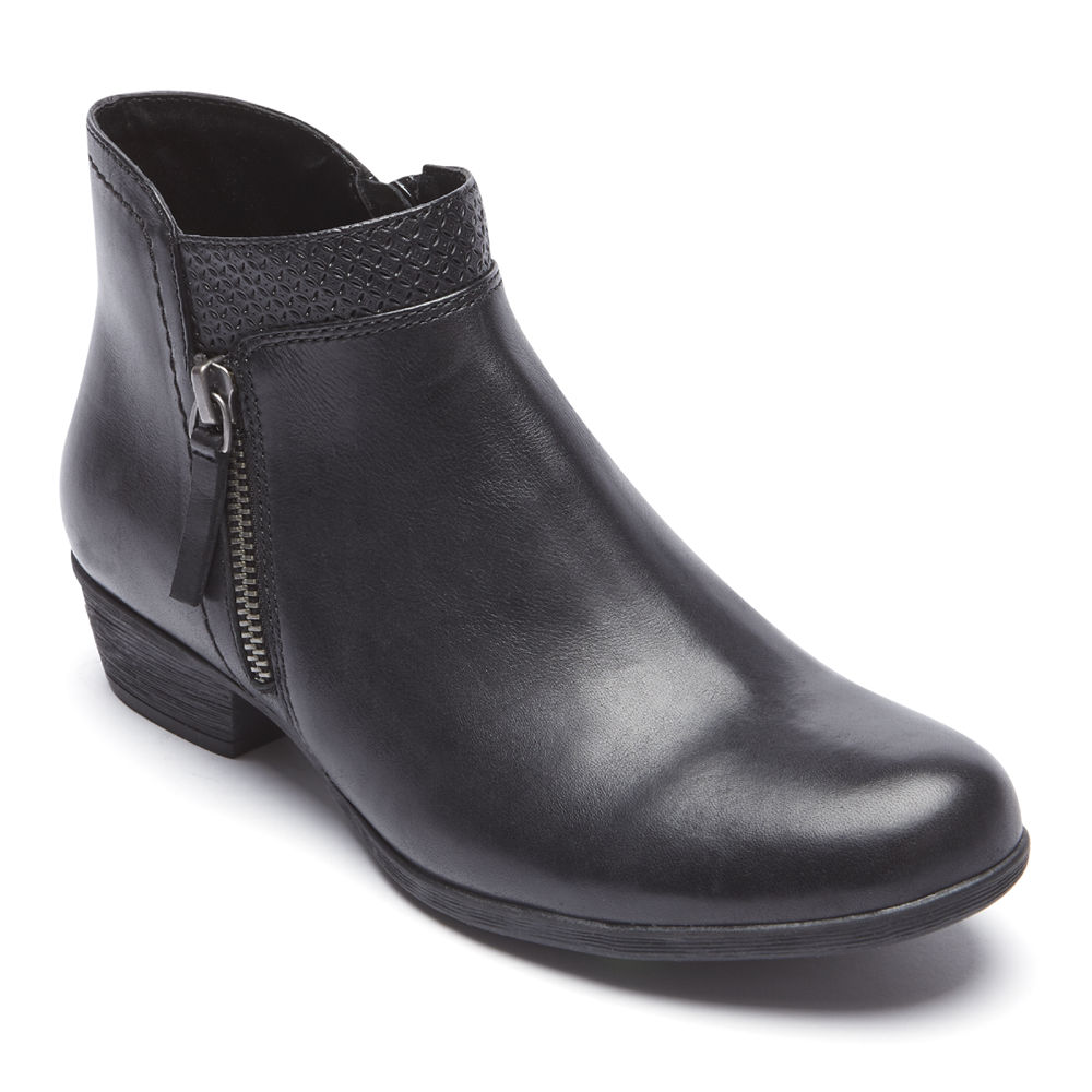 Rockport Booties For Womens Black - Carly - OA2154839